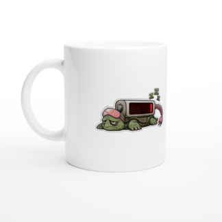 Low Battery Tortoise Mug – Charging. Do not disturb.