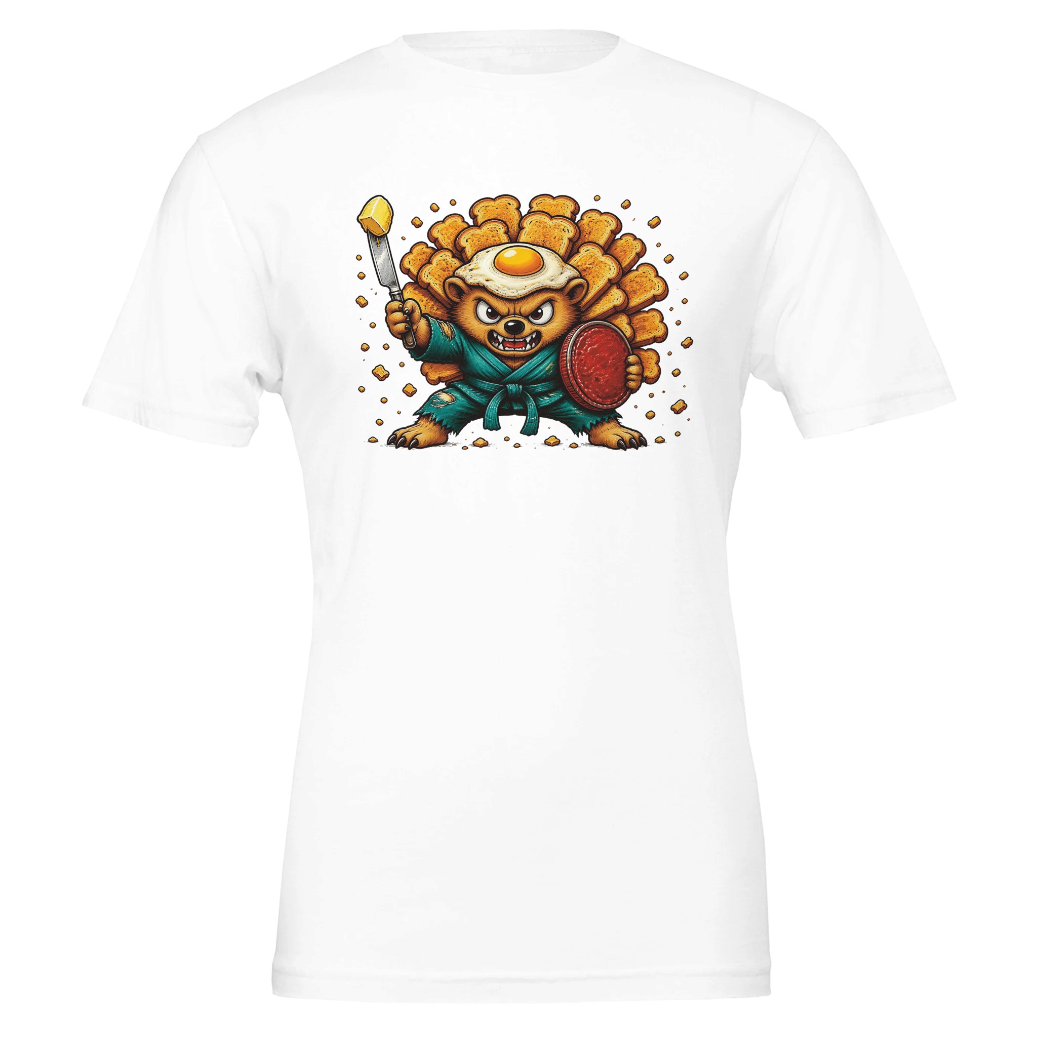 Breakfast Defense League T-Shirt – Spiky before coffee.