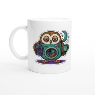 Night Shift Laundromat Mug – Spinning since midnight.