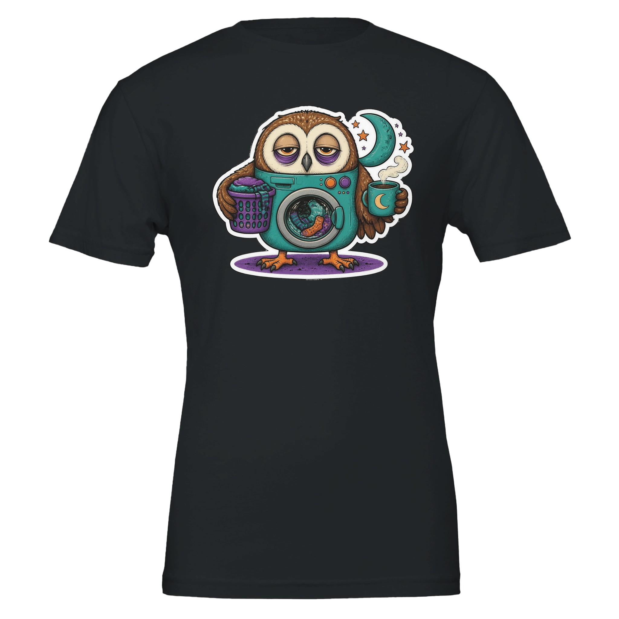 Night Shift Laundromat T-Shirt – Spinning since midnight.