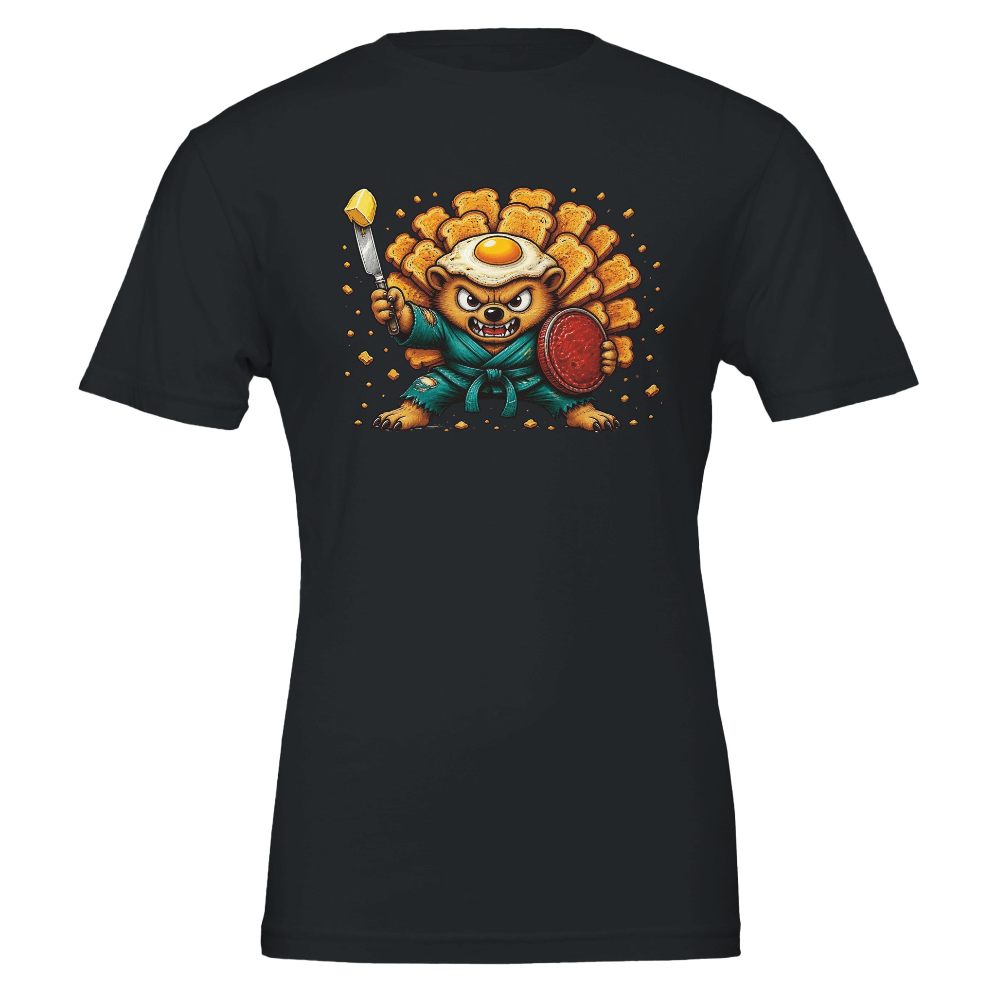 Breakfast Defense League T-Shirt – Spiky before coffee.