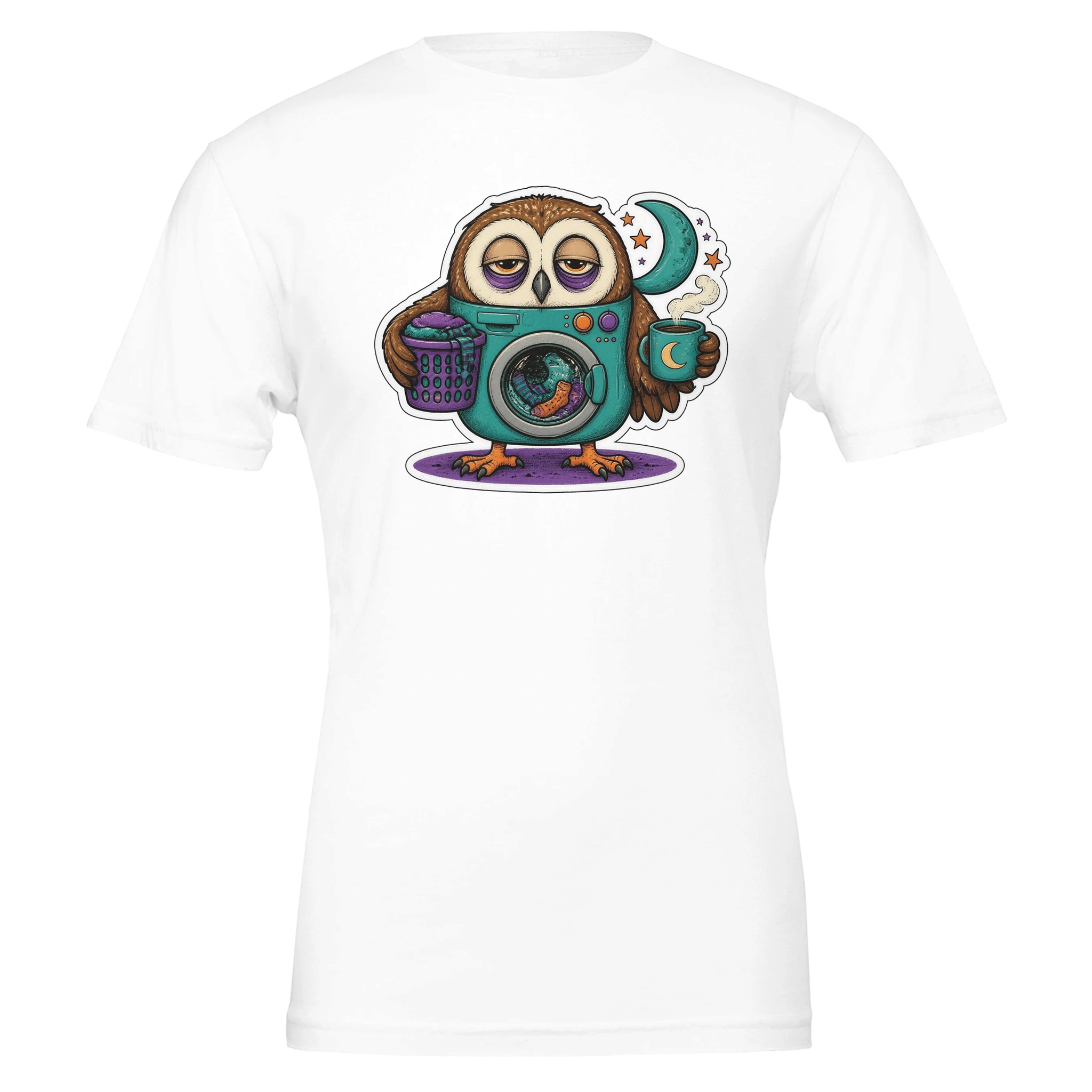 Night Shift Laundromat T-Shirt – Spinning since midnight.