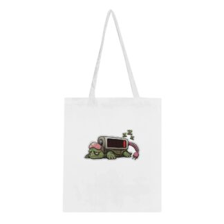 Low Battery Tortoise Tote Bag – Charging. Do not disturb.