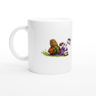 Express Snail Courier Mug – Same-day delivery. Different day.